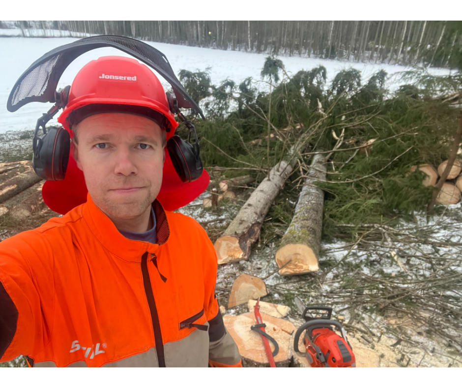 MTK Kaakkois-suomen varapuheenjohtaja Juha Muurosella riittää tekemistä talvellakin.